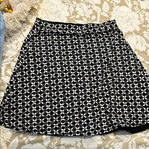 41 Hawthorn Black and White A-Line Skirt